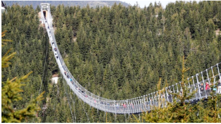 চালু হলো বিশ্বের দীর্ঘতম ঝুলন্ত পদচারী সেতু, খরচ পড়লো কত?