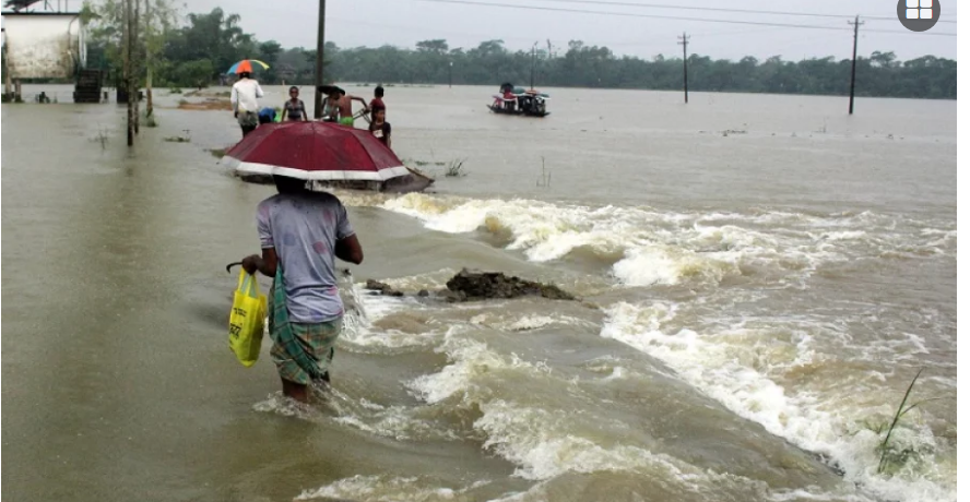 সিলেটে বৃষ্টি ও পাহাড়ি ঢল, সড়ক যোগাযোগ বিচ্ছিন্ন