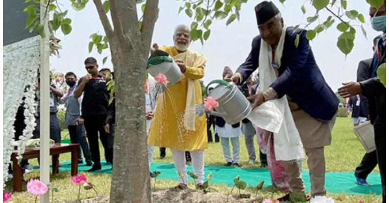 নেপাল সফরে নরেন্দ্র মোদী