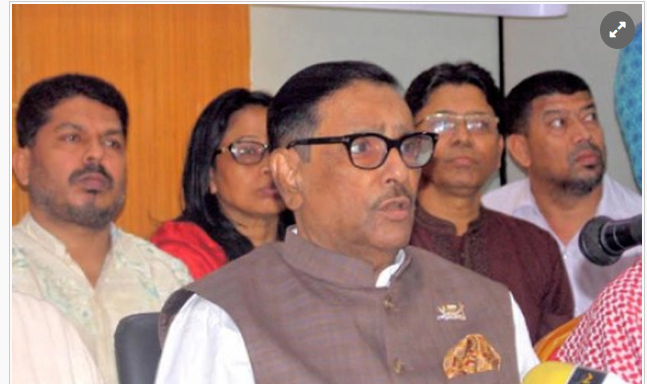 বিএনপিকে নির্বাচনে আসার পরামর্শ ওবায়দুল কাদেরের