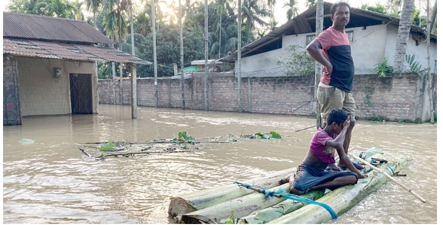 আসামে বন্যায় ২৮ জনের মৃত্যু, ক্ষতিগ্রস্ত প্রায় ১০ লাখ