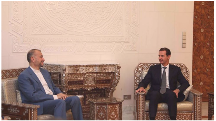 ইরানের পররাষ্ট্রমন্ত্রীর সঙ্গে সিরিয়ার প্রেসিডেন্টের বৈঠক