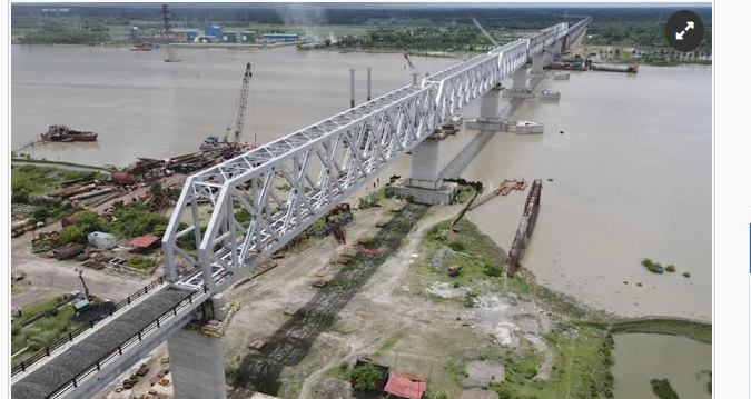 ভারতীয় ঋণে রূপসা রেল সেতু নির্মাণ শেষ