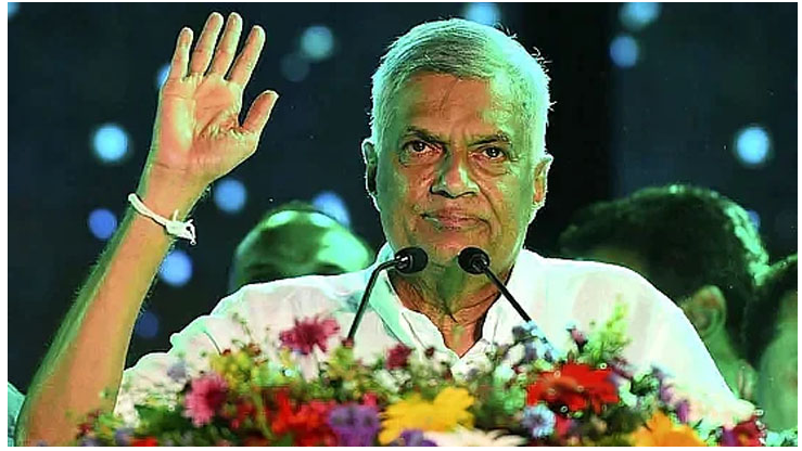 শ্রীলঙ্কার ভারপ্রাপ্ত প্রেসিডেন্ট রনিল বিক্রমাসিংহে