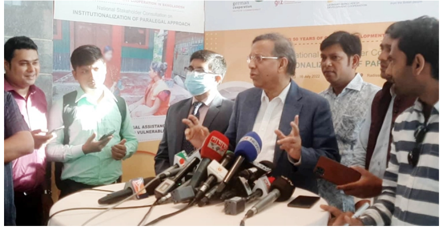 সুষ্ঠু নির্বাচনের তদবির করার দরকার নেই : আইনমন্ত্রী
