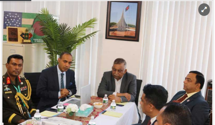 নিউ ইয়র্কে বাংলাদেশ কনস্যুলেট পরিদর্শনে স্বরাষ্ট্রমন্ত্রী