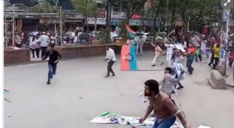 নারায়ণগঞ্জে পুলিশ-বিএনপি সংঘর্ষ: নিহত ১