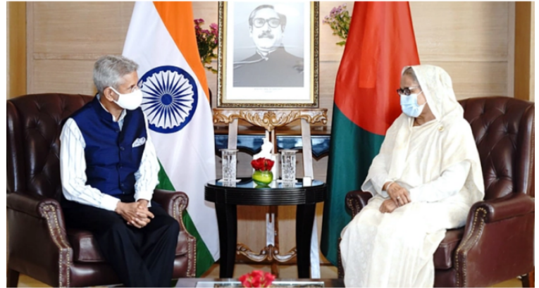 প্রধানমন্ত্রীর সঙ্গে ভারতীয় পররাষ্ট্রমন্ত্রীর সাক্ষাৎ