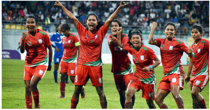 নেপালকে হারিয়ে ইতিহাস গড়লো বাংলাদেশের মেয়েরা