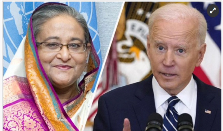 জো বাইডেনের অভ্যর্থনা অনুষ্ঠানে প্রধানমন্ত্রী