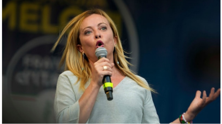 ইতালির প্রধানমন্ত্রী হওয়ার দৌড়ে ডানপন্থী গিয়র্গিয়া মেলোনি