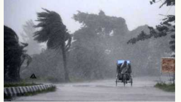 ৬ অঞ্চলে ঝোড়ো হাওয়াসহ বজ্রপাতের আভাস