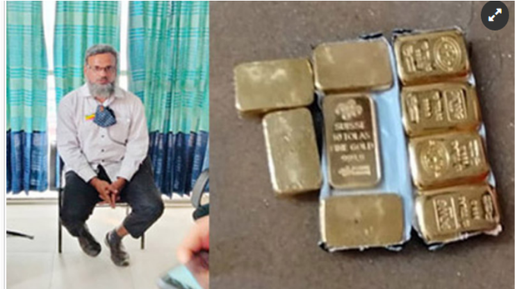 পাসপোর্টযাত্রীর প্যান্টে মিলল ৯ স্বর্ণের বার!