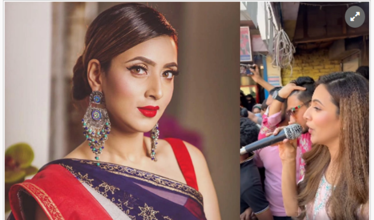 মিমকে দেখতে টাঙ্গাইলে ভিড়