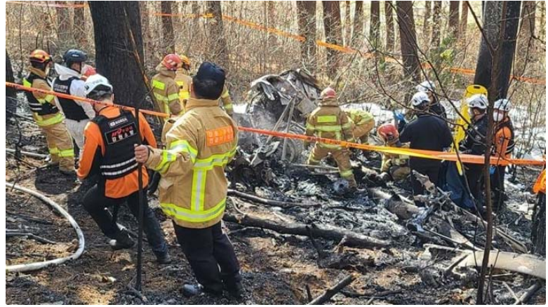 হেলিকপ্টার বিধ্বস্ত হয়ে দ. কোরিয়ায় ৫ জন নিহত