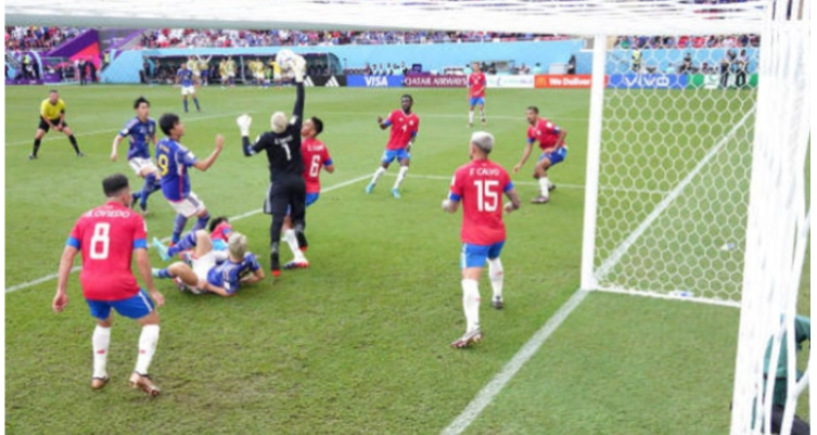 জাপানের দুর্ভাগ্যের হারে বিশ্বকাপে টিকে রইল কোস্টারিকা