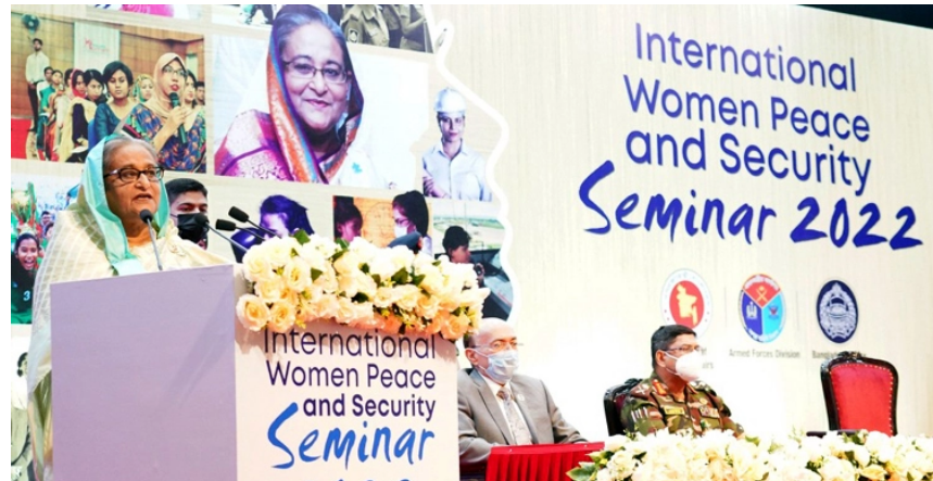 ইন্টারন্যাশনাল উইমেন পিস আ্যন্ড সিকিউরিটি সেমিনার উদ্বোধন