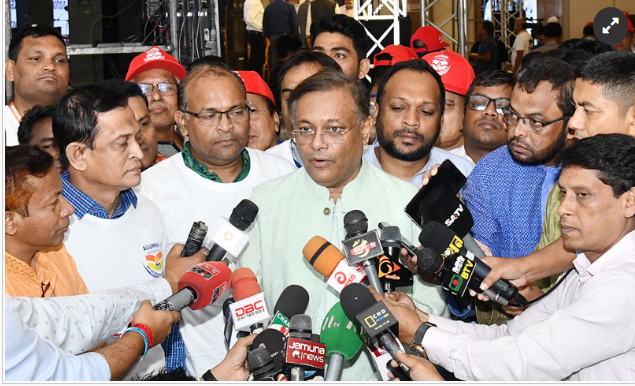 ১০ ডিসেম্বর খালেদার জনসভায় যাওয়ার চিন্তা অবাস্তব : তথ্যমন্ত্রী