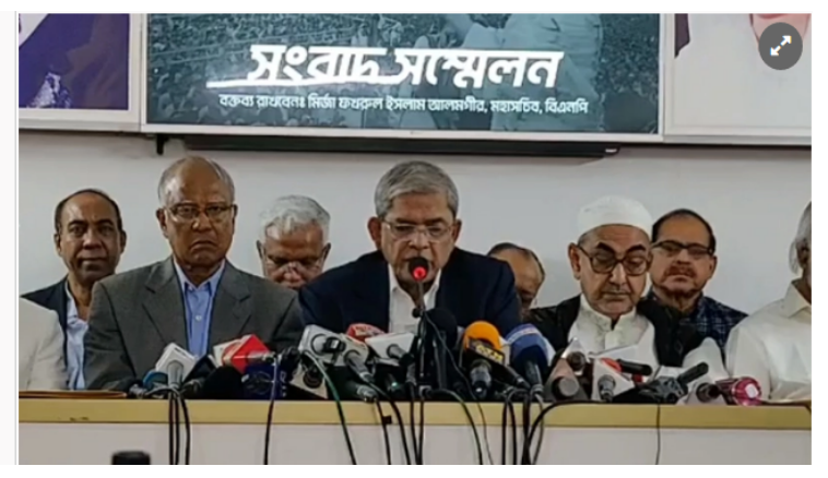 ১০ ডিসেম্বর নয়াপল্টনেই গণসমাবেশ : ফখরুল