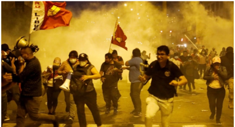 পেরুতে নতুন প্রেসিডেন্টের বিরুদ্ধে বিক্ষোভ, নিহত ২