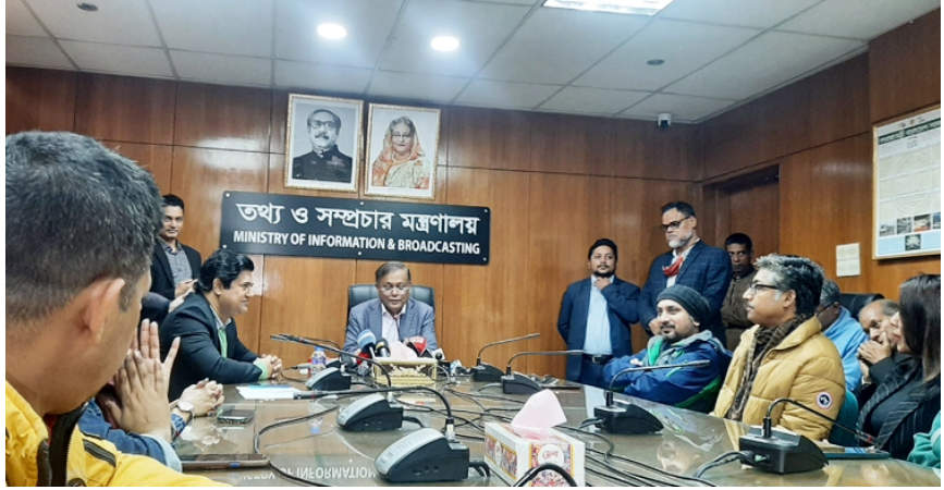 তথ্যমন্ত্রীর প্রশ্ন, বিএনপির সঙ্গে সংলাপের প্রয়োজন কী?