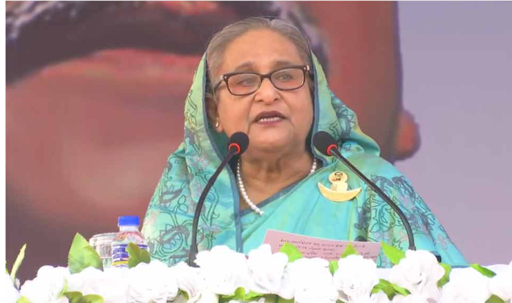রাজশাহীতে ২৬টি প্রকল্প উদ্বোধন করলেন প্রধানমন্ত্রী