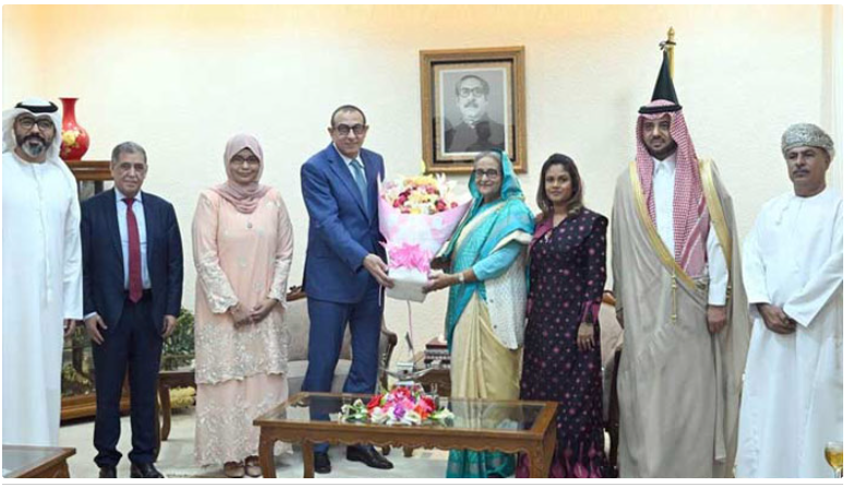 প্রধানমন্ত্রীর সঙ্গে ৭ দেশের রাষ্ট্রদূতের সাক্ষাৎ