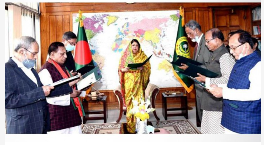 শপথ নিলেন নবনির্বাচিত ৬ সংসদ সদস্য