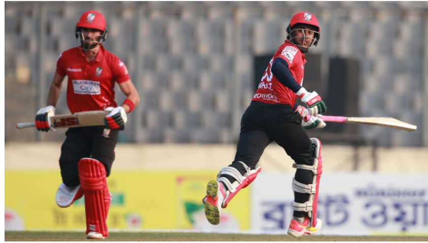 মিরাজ-রিয়াদের দারুণ ব্যাটিং সত্ত্বেও বরিশালের সংগ্রহ ১৭০