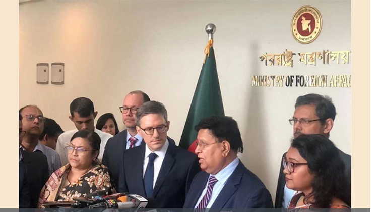 রোহিঙ্গা সমস্যা সমাধানের বিষয়টি যুক্তরাষ্ট্র গুরুত্ব দিচ্ছে : ডেরেক শোলে