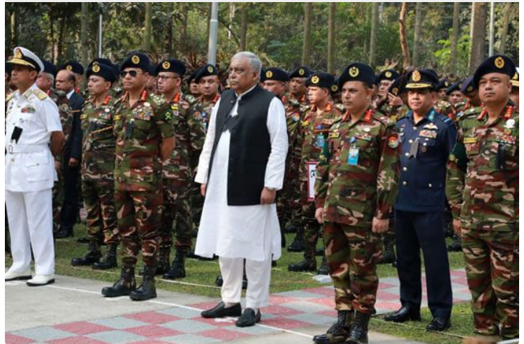 পিলখানা হত্যাকাণ্ডে নিহতদের প্রতি শ্রদ্ধা