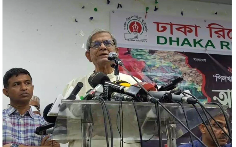 তত্ত্বাবধায়ক সরকার ছাড়া এদেশে নির্বাচন হবে না : মির্জা ফখরুল