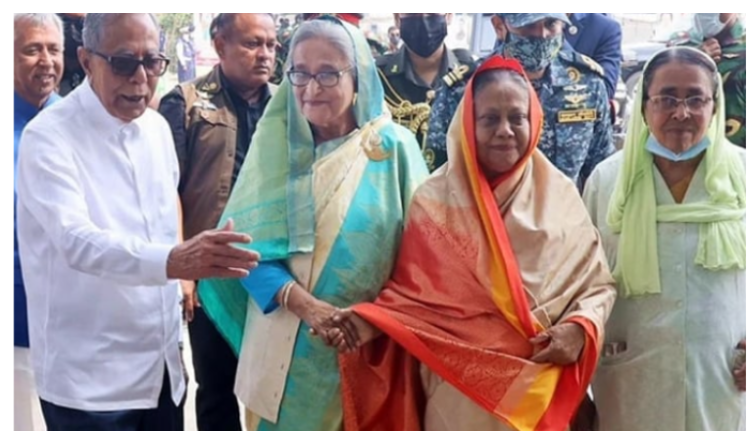 রাষ্ট্রপতির বাড়িতে হাওরের ১৬ পদের মাছে শেখ হাসিনাকে আপ্যায়ন