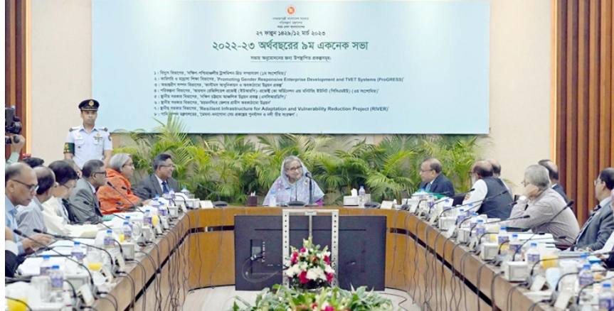 ৮ উন্নয়নেই বৈদেশিক ঋণ ৮ হাজার ৯১২ কোটি টাকা, একনেকে অনুমোদন
