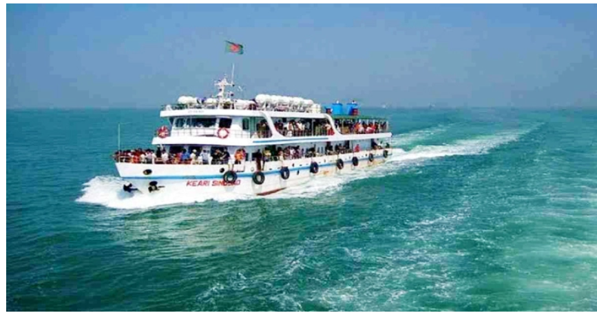 সেন্টমার্টিনে জাহাজ চলাচল বন্ধ, আটকা হাজারো পর্যটক