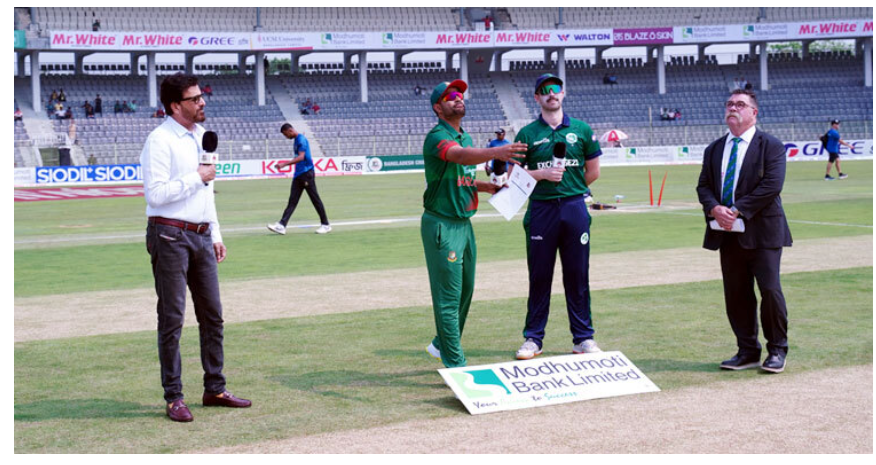 টস জিতে বাংলাদেশকে ব্যাটিংয়ে পাঠালো আয়ারল্যান্ড