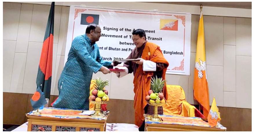 বাংলাদেশের সঙ্গে ট্রানজিট চুক্তি করলো ভুটান