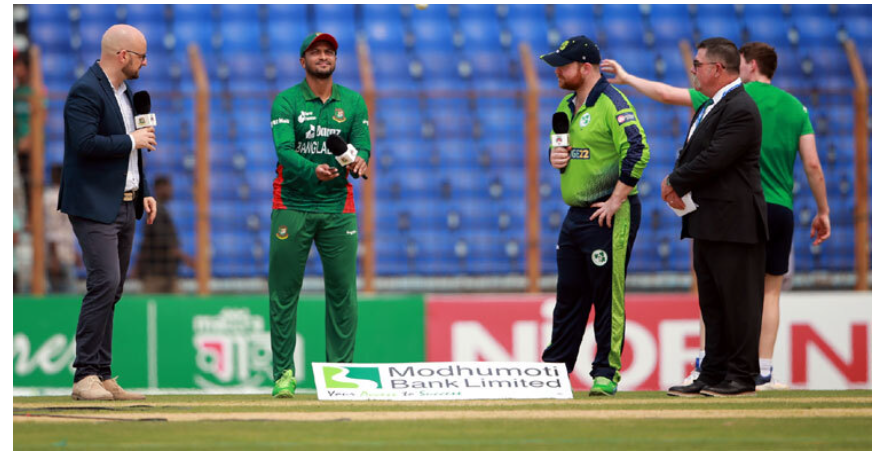 টস জিতে বাংলাদেশকে ব্যাটিংয়ে পাঠিয়েছে আয়ারল্যান্ড