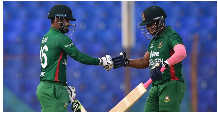 দানবীয় ব্যাটিংয়ে ১৭ ওভারেই ২০২ রানের পাহাড় বাংলাদেশের