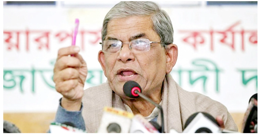 বঙ্গবাজারে অগ্নিকাণ্ডের দায় সরকারের: ফখরুল