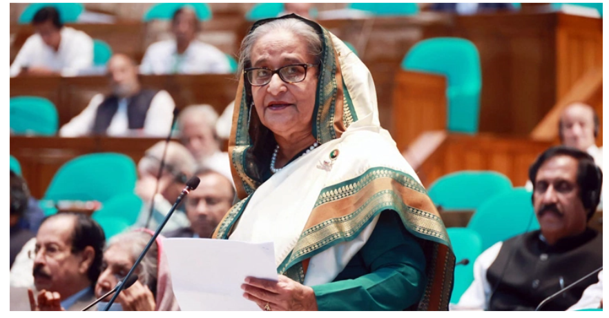 প্রথম আলো আওয়ামী লীগ ও গণতন্ত্রের শত্রু: সংসদে প্রধানমন্ত্রী