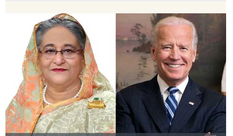 জো বাইডেনকে চিঠি পাঠিয়েছেন শেখ হাসিনা