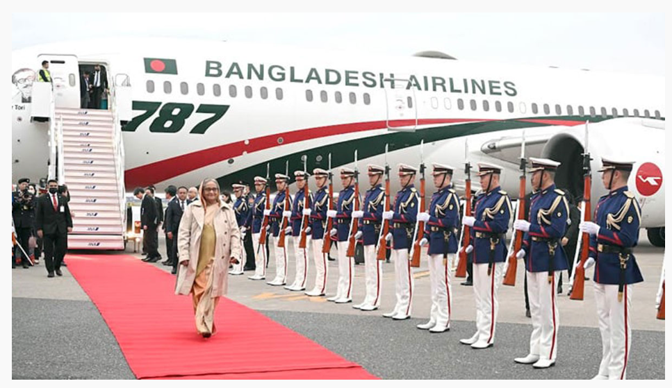 জাপান পৌঁছেছেন প্রধানমন্ত্রী