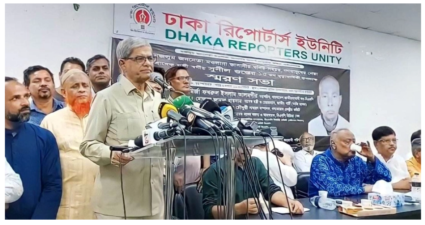 নির্বাচনের আগে দলীয় পরিচয়ে পুলিশে নিয়োগ চলছে: ফখরুল