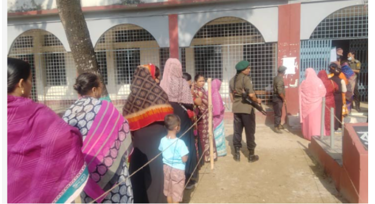গাজীপুর সিটি নির্বাচনে ভোট চলছে