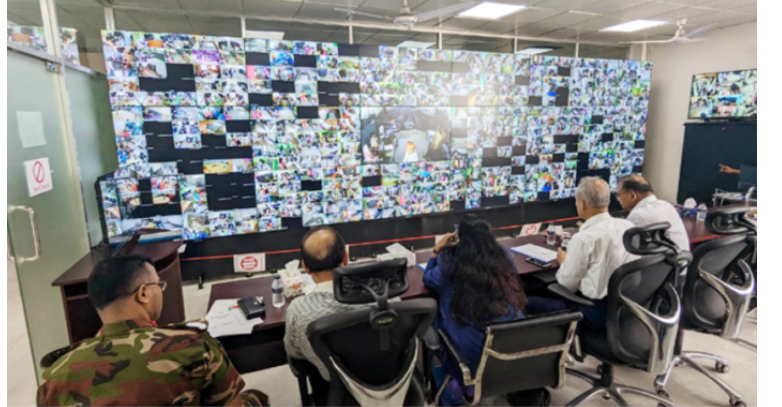 সিসি ক্যামেরায় মনিটরিং হচ্ছে গাজীপুর সিটি নির্বাচন