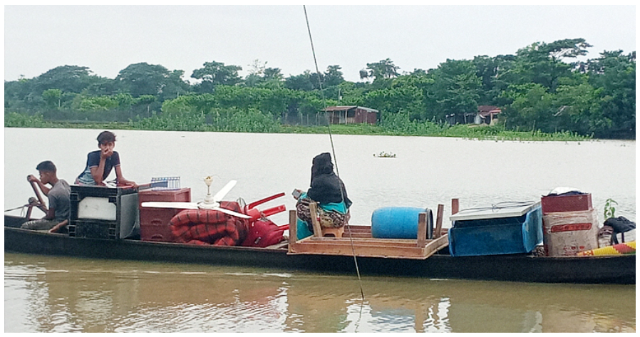 সুনামগঞ্জে বন্যা আতঙ্কে ২০ লাখ মানুষ