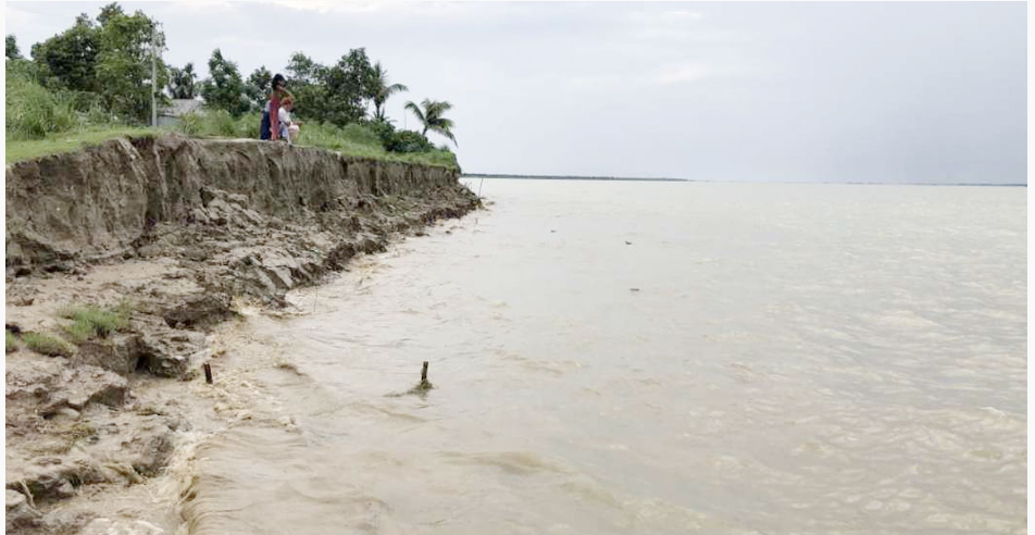 দৌলতদিয়ায় ভাঙছে নদী, আতঙ্কে স্থানীয়রা