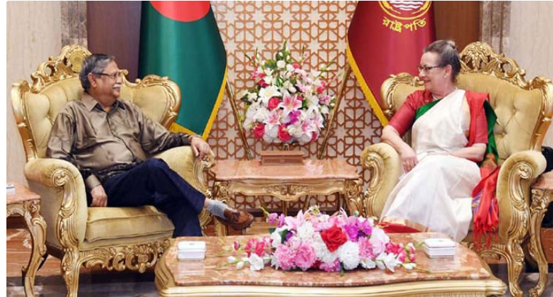 রাষ্ট্রপতির সঙ্গে ডেনমার্ক রাষ্ট্রদূতের বিদায়ী সাক্ষাৎ