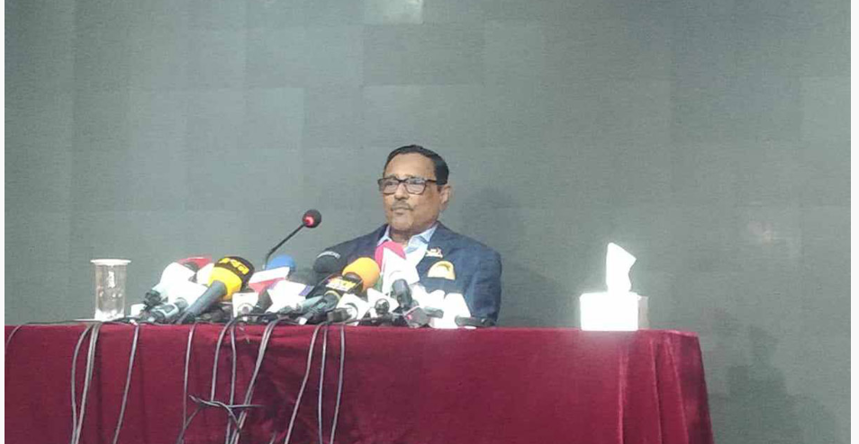 বিএনপির দাবির বিষয়ে বিদেশিদের কোনো বক্তব্য নেই : কাদের